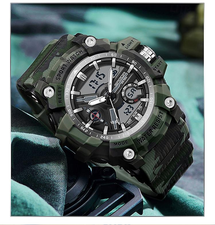 SANDA Men Digital Watch Outdoor Sports Fashion Casual Luminous Stopwatch Alarm Clock Waterproof TPU Watch 2026 - $33.99 –P11