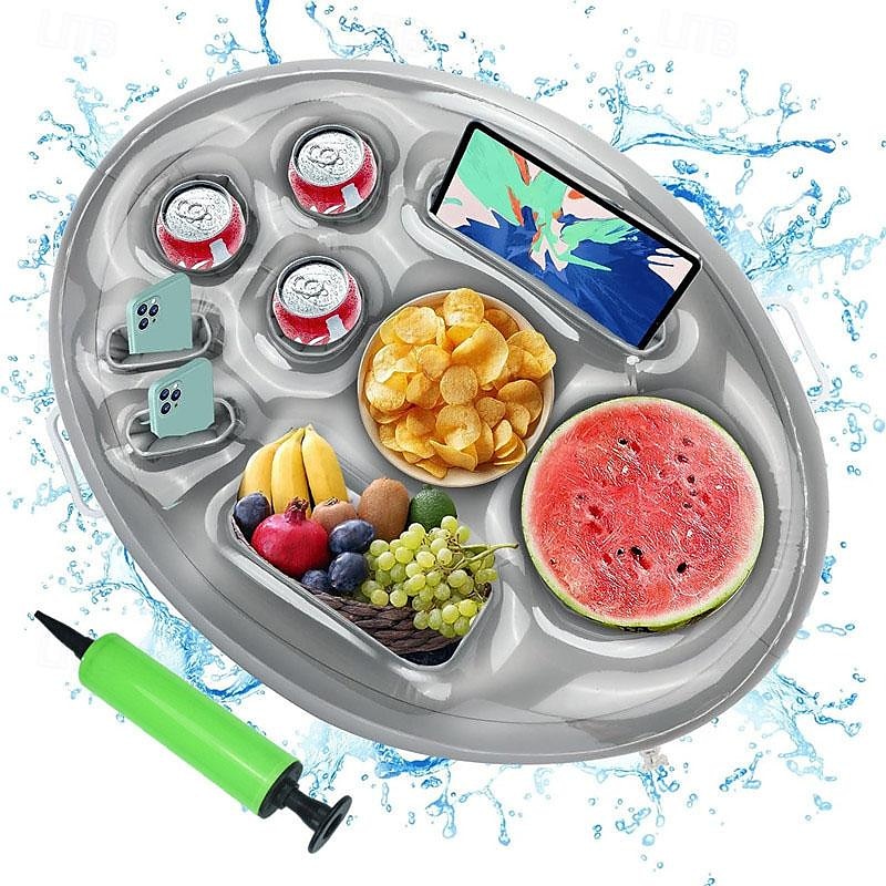 Water Play Equipment Inflatable Pool Float Garden Round Inflatable Pool Non Toxic Geometric Pattern PVC Beach Theme Creative Family Outdoor Summer All Child's Adults' 2025 - $20.99 –P10