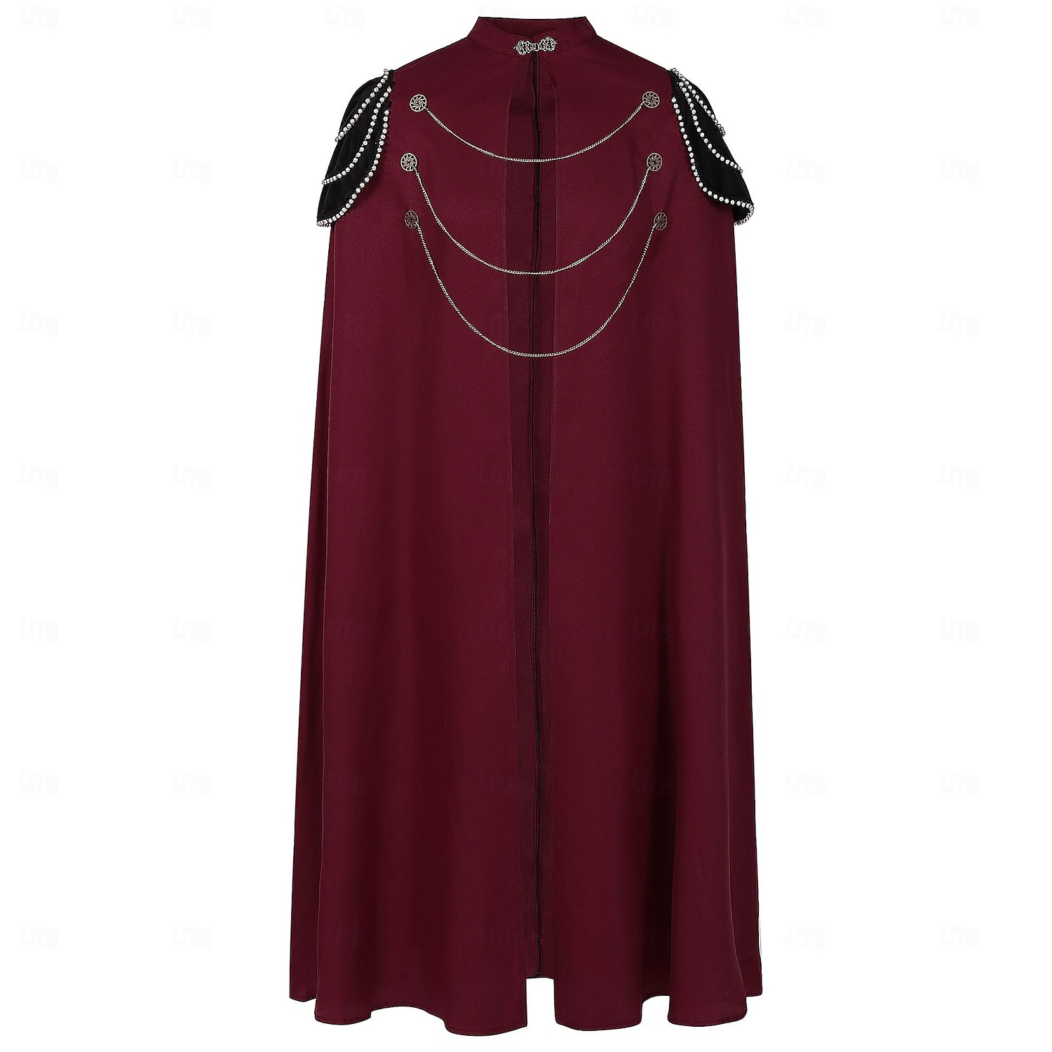 Retro Vintage Punk e gótico Medieval Traje Cosplay Capa Vampiros Vikings Fantasia Homens Real Steampunk Dia Das Bruxas Carnaval Baile de Máscaras Festa / Noite Adulto Capa de 2025 por $41.99 –P2