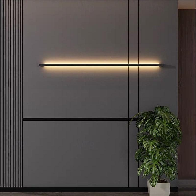 LED Bedside Wall Lamp Modern Long Strip Wall Light Indoor Acrylic Decoration Wall Sconce Background Linear Wall Mounted Lamp for Bedroom Living Room Study Corridor Dining Room 110-240V 2026 - $72.99 –P8