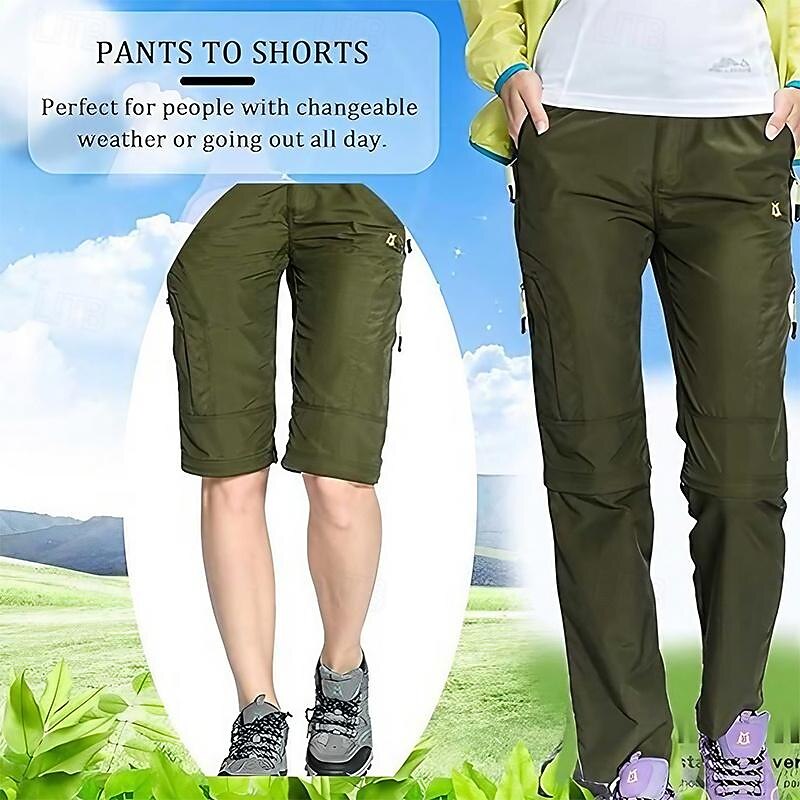Homme Pantalons de Chasse Pantalon de randonnée Pantalons d'Extérieur Poche à Fermeture Éclair Conception détachable Uni Imperméable Protection UV Extérieur Quotidien Vêtements de rue Sports Mode de 2025 ? $36.99 –P7