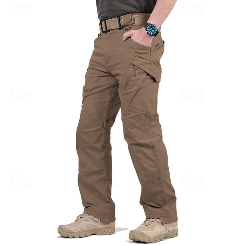 Pánské Kargo kalhoty Taktické kalhoty Taktická Dağcı Pantolonu Kapsa na zip Multi kapsa Bez vzoru Rychleschnoucí Lehká váha Plná délka Venkovní Outdoor a turistika Kalhoty Taktická Maskovací čern 2025 - €18.99 –P7