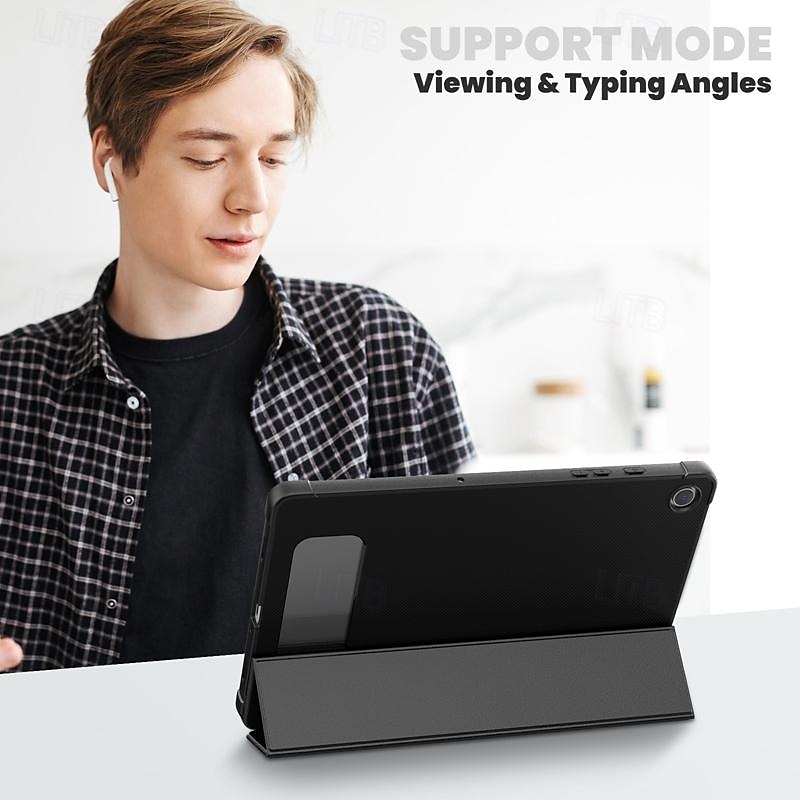 Tablet Case Cover For Samsung Galaxy Tab A9 8.7" A9 Plus 11" Portable Pencil Holder Trifold Stand TPU PU Leather 2025 - $23.99 –P7