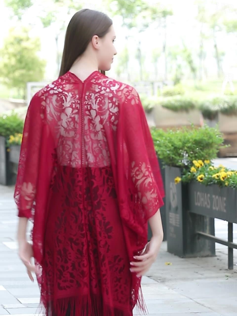 Shawls Women's Wrap Elegant Bridal Sleeveless Polyester Wedding Wraps With Pure Color For Party Spring & Summer 2025 - $17.99 –P4