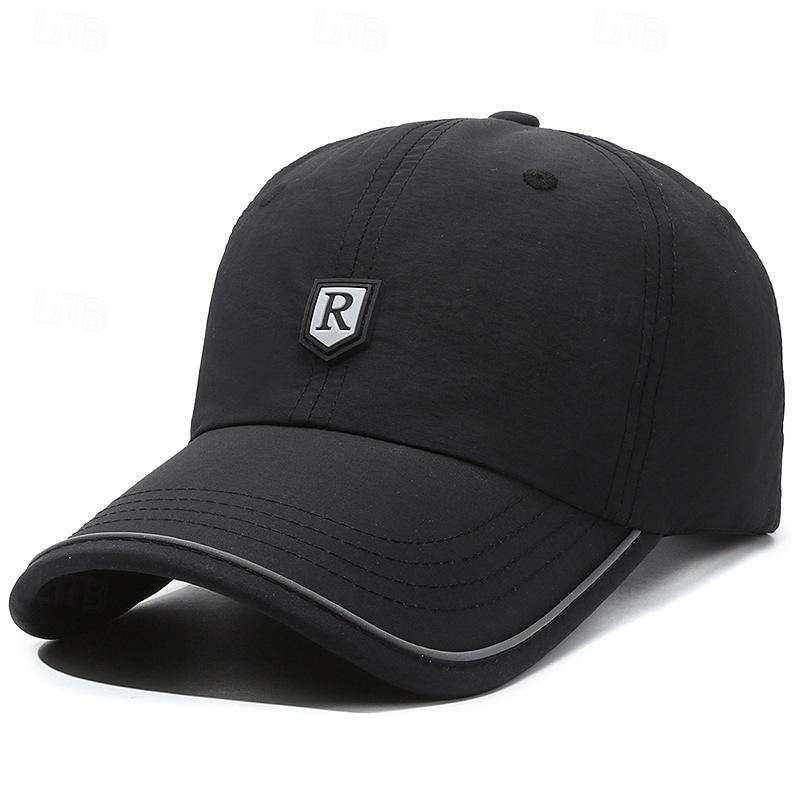 Men's Baseball Cap Sun Hat Trucker Hat Black Navy Blue Polyester Fashion Casual Street Daily Letter Adjustable Sunscreen Breathable Quick Dry 2025 - $7.49 –P3