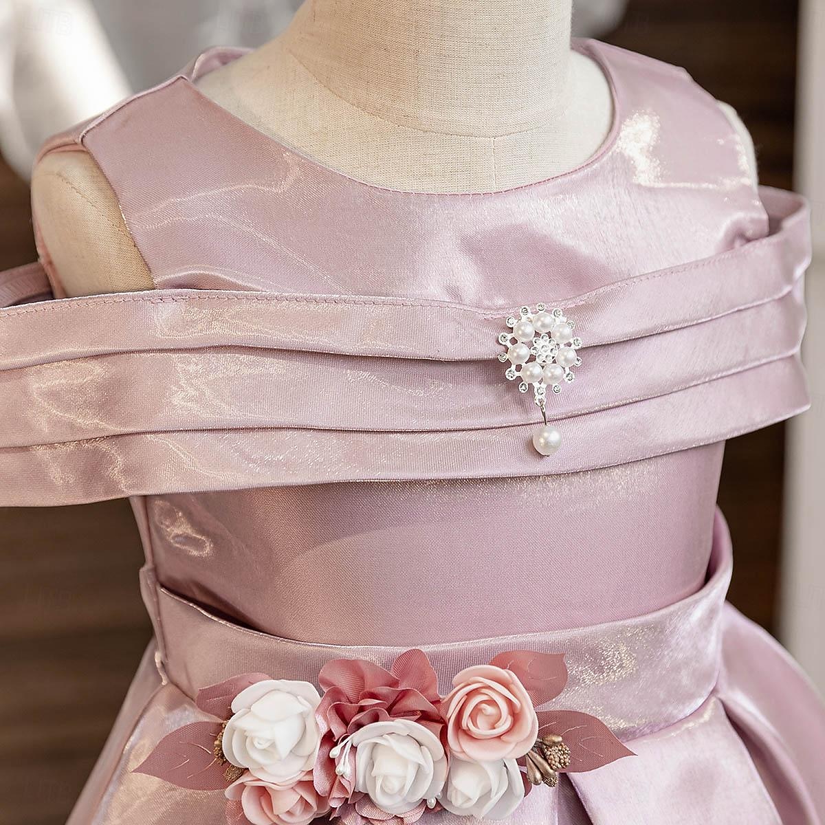 Děti Dívčí Šaty Šaty na párty Pevná barva Bez rukávů Výkon Zvláštní příležitosti Nabírané šaty Denní Princeznovské Polyester Midi Bruslařské šaty Léto Jaro 2-12 let Více barev Světle zelená Světl 2025 - $26.99 –P4