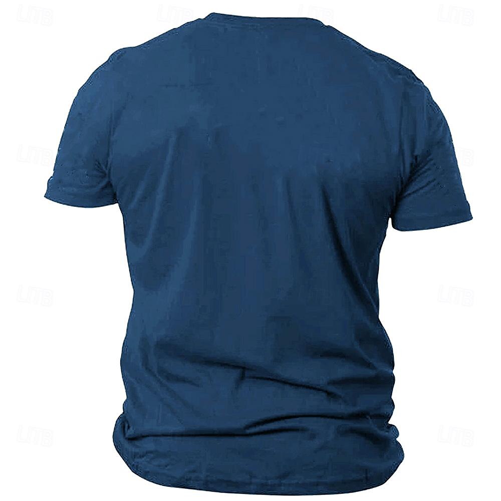 Herre Bokstaver Amerikansk amerikansk flagg T skjorte T skjorte 3D-utskrift Crew-hals Skjorte treningsklær Gate stil Gate Sport & Utendørs Svart Blå Grønn Sommer Vår Klær S M L XL XXL XXXL 2025 - $17.99 –P3