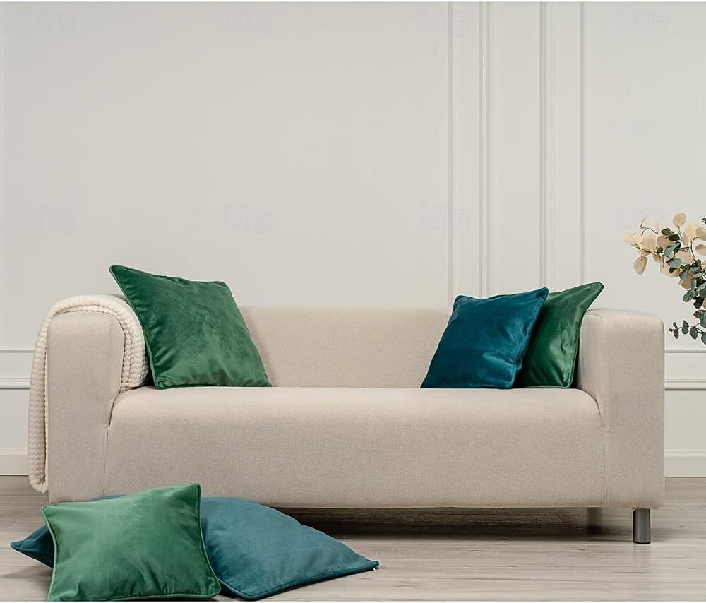Copertura per divano 100% cotone borgogna coperture quilted in tinta unita del 2025 a $162.99 –P3