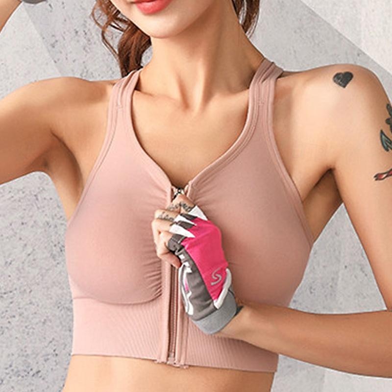 Mulheres Sustentação Leve Sutiã Esportivo Sutiã de corrida Sem costas Bojo Removível Good Top Acolchoado Ginástica Esportes Relaxantes Corrida Respirável Leve Macio Preto Rosa claro Azul Cor Sólida de 2025 por $17.99 –P8
