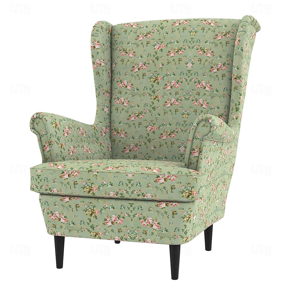 Wingback Chair Cover 100% Cotton with Armrest Cover Floral Quilted Slipcovers Single Seat STANDcover LITB PRIME cover 2026 - $163.99 –P10