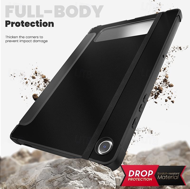 Tablet Case Cover For Samsung Galaxy Tab A9 8.7" A9 Plus 11" Portable Pencil Holder Trifold Stand TPU PU Leather 2025 - $23.99 –P2