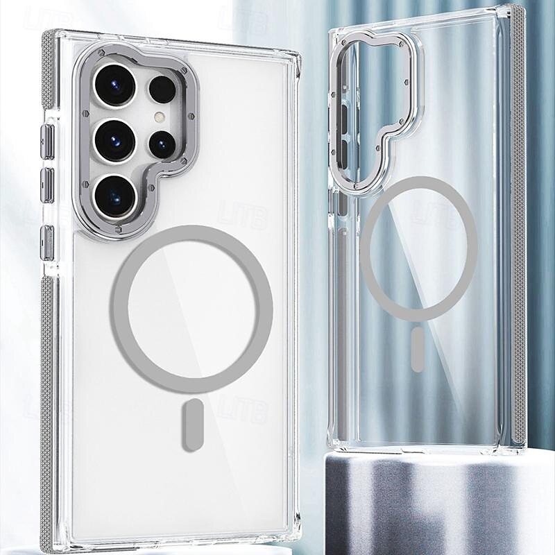 téléphone Coque Pour Samsung Galaxy S24 Ultra Plus S23 Ultra Plus S21 FE A55 A35 A25 A15 5G A54 A34 A14 S20 FE S25 Ultra Coque Arriere Transparente Prise en charge de la charge sans fil Antichoc TPU de 2025 ? $19.99 –P4