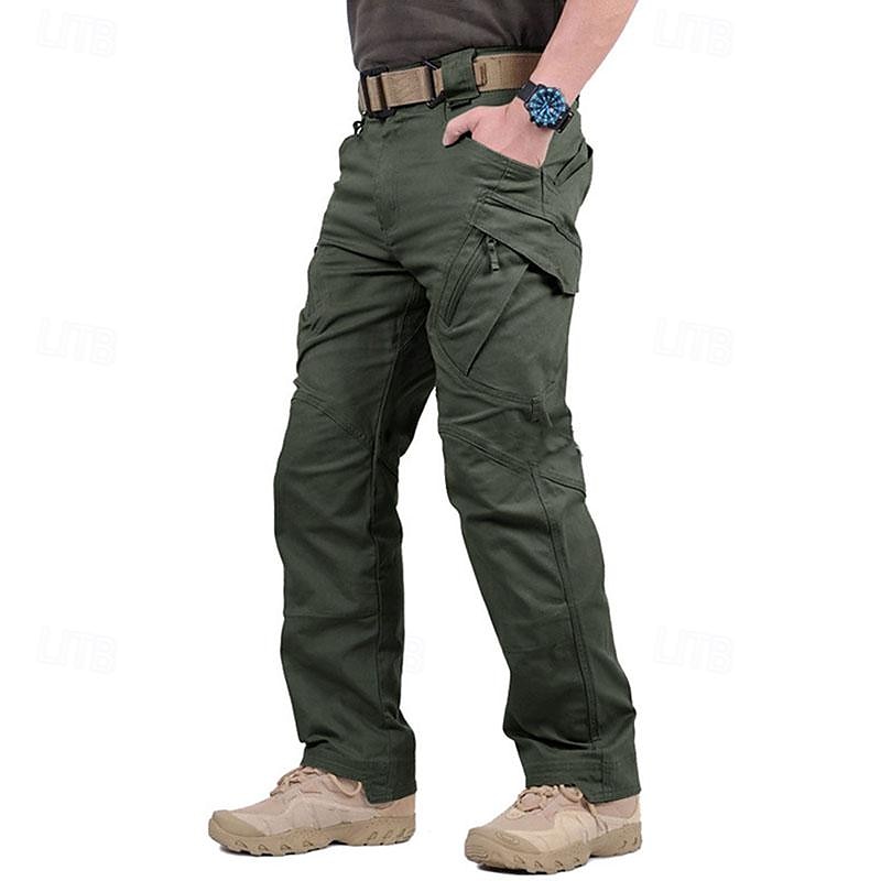 Pánské Kargo kalhoty Taktické kalhoty Taktická Dağcı Pantolonu Kapsa na zip Multi kapsa Bez vzoru Rychleschnoucí Lehká váha Plná délka Venkovní Outdoor a turistika Kalhoty Taktická Maskovací čern 2025 - €18.99 –P5