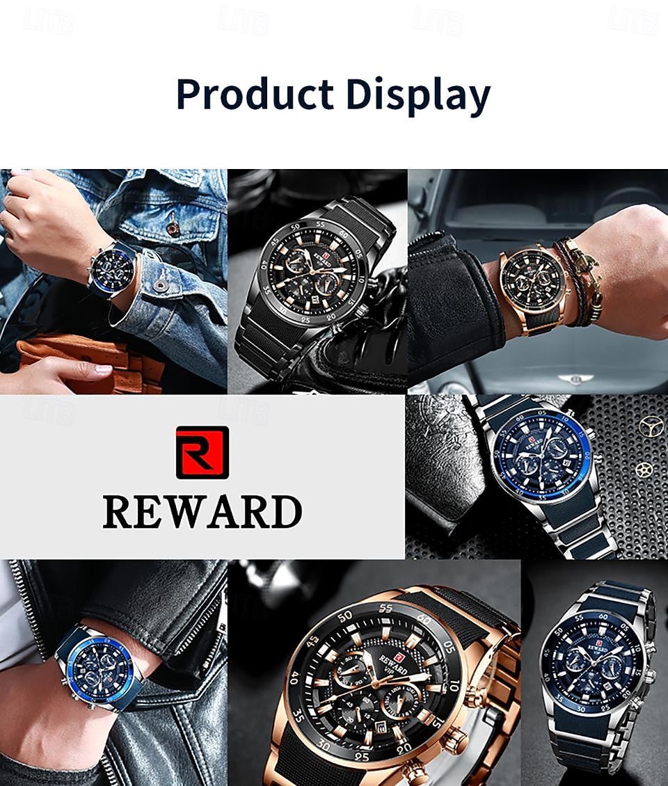Men Quartz Watch Outdoor Sports Fashion Casual Luminous Calendar Chronograph Waterproof Steel Silicone Gel Watch 2026 - $67.99 –P13