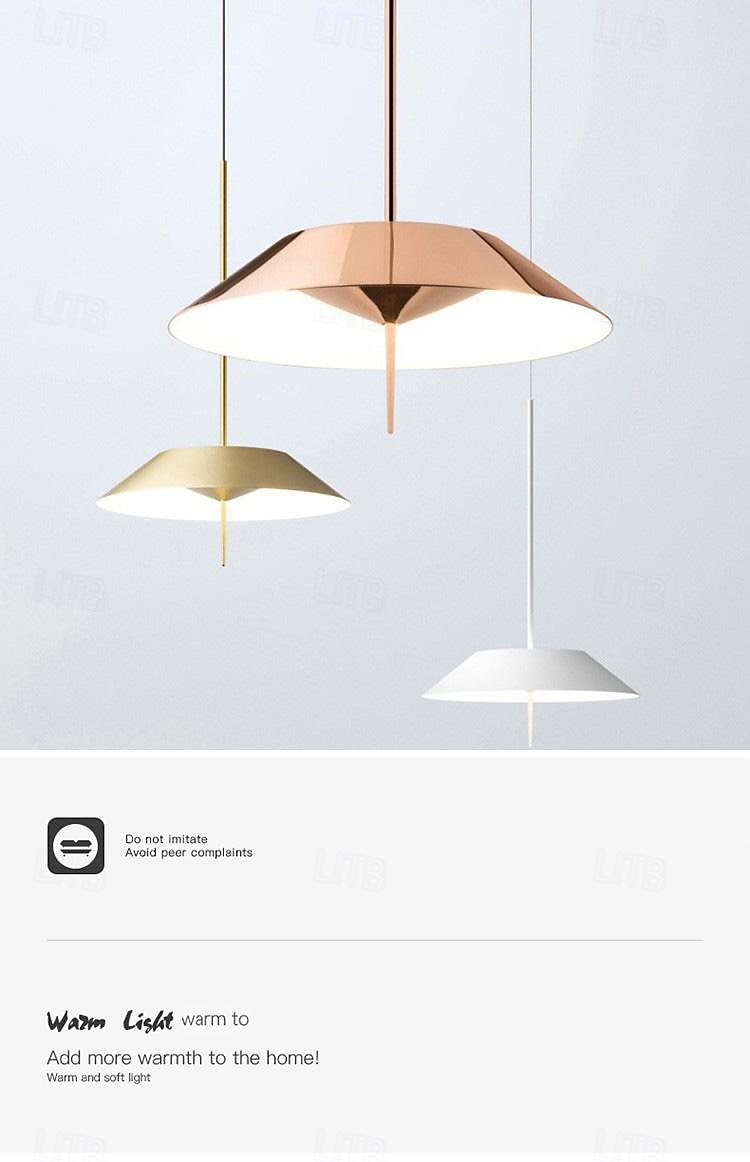 LED Pendant Light  Kitchen Island Pendant Lamp 1-Light 30 cm Single Design Metal Painted Finishes Modern Nordic Style Bedroom Dining Room 110-240V 2026 - $749.99 –P1