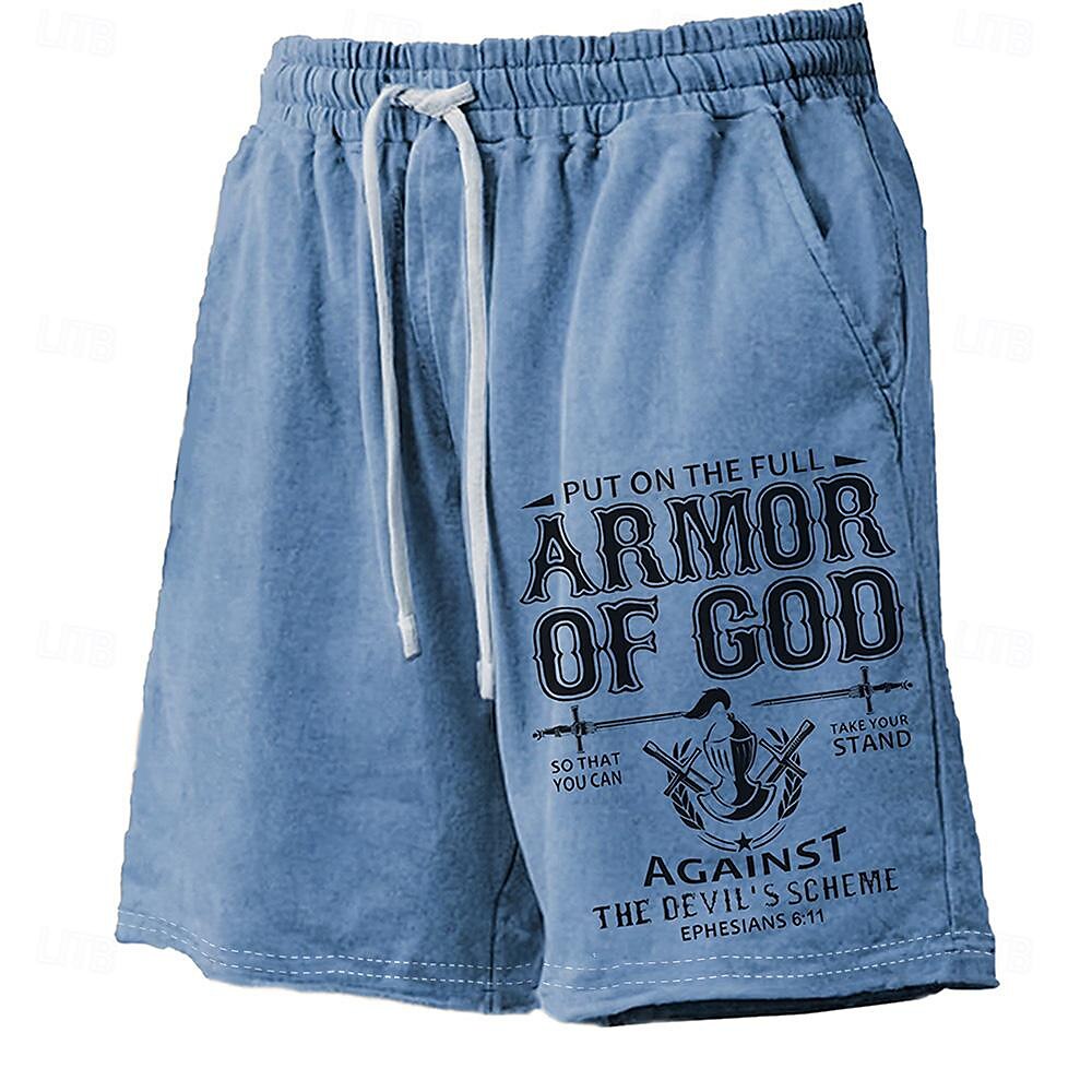 Per uomo Alfabetico Croce Armatura di Dio Boxer da surf Pantaloncini da mare Boxer da mare Vita normale Hawaiano Informale Per eventi Spiaggia A cordoncino con fodera in rete Vita elastica progettista del 2025 a $19.99 –P4