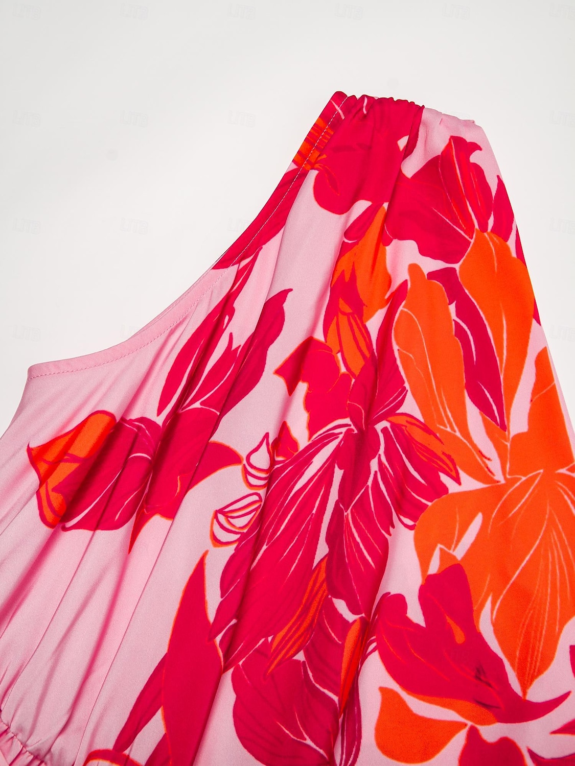 Per donna Abito Stampato Abito maxi Rosa Senza Maniche Floreale Stile Floreale Fibbia Estate Monospalla Vestiti Vacanza S M L del 2025 a $71.99 –P9