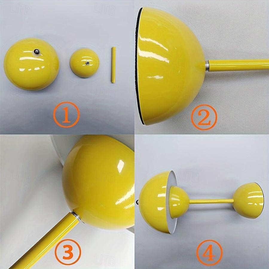 Cordless Touch Table Lamp, Dimmable Mushroom Beside Lamps Tri-Color Temperatures, Battery Operated Desk Lamp for Living Room, Bar and Bedroom, Yellow White Black 2026 - $54.99 –P2
