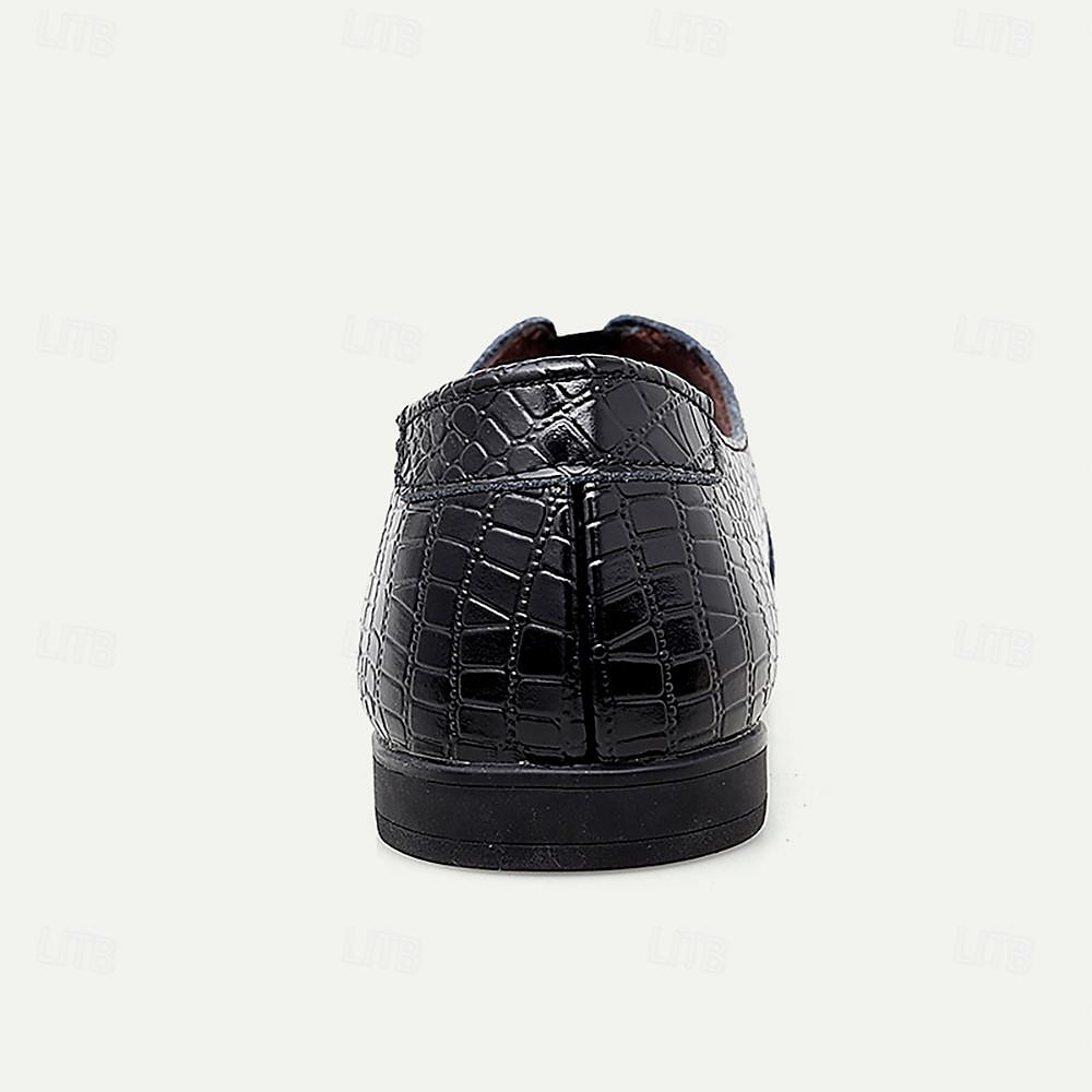 Men's Loafers & Slip-Ons Comfort Loafers Penny Loafers Leather Comfortable Slip Resistant Loafer Black Brown 2025 - $54.99 –P3