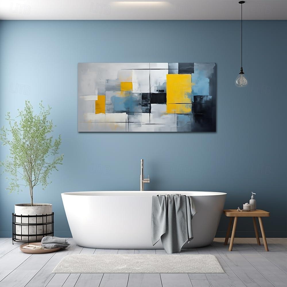 håndlaget oljemaleri lerret veggkunst dekorasjon moderne abstrakt for stue hjemmeinnredning rullet rammeløst ustrukket maleri 2025 - $69.99 –P7