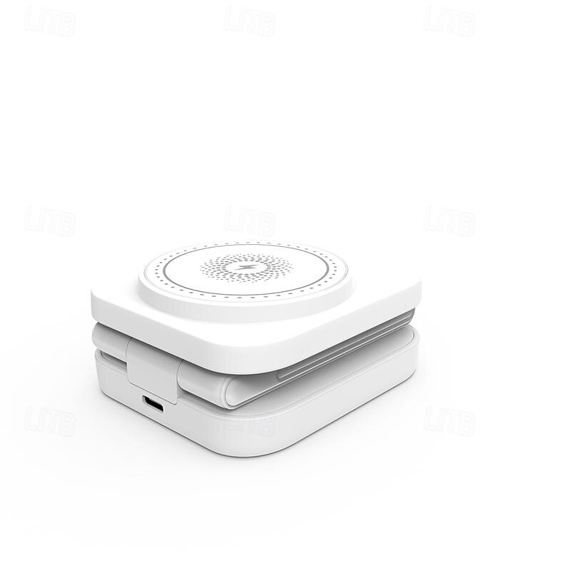 Wireless Charger 15 W Output Power Wireless Charging Station CE Certified Fast Wireless Charging MagSafe Universal For iPhone 14/13/12/11 Pro Max Universal Cellphone Gear Fit 2 R360 Apple Watch 2025 - $36.99 –P14
