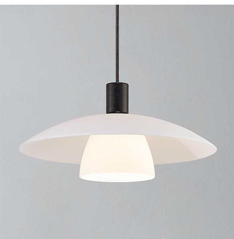 luminária pendente led 1 luz 30/40 cm formato de vidro transparente com design elegante acabamentos pintados estilo nórdico moderno 110-240v de 2025 por $185.99 –P6