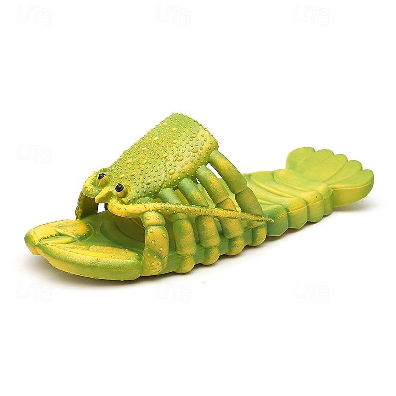 Hai-Hausschuhe Kreativität Komfort lustige Hummer-Hausschuhe große Größe Hausschuhe, Pool, Strand &Duschschuhe Freizeitschuhe Sandalen für Männer und Frauen &Kinder Sommer Sandalen 2025 - $12.99 –P8