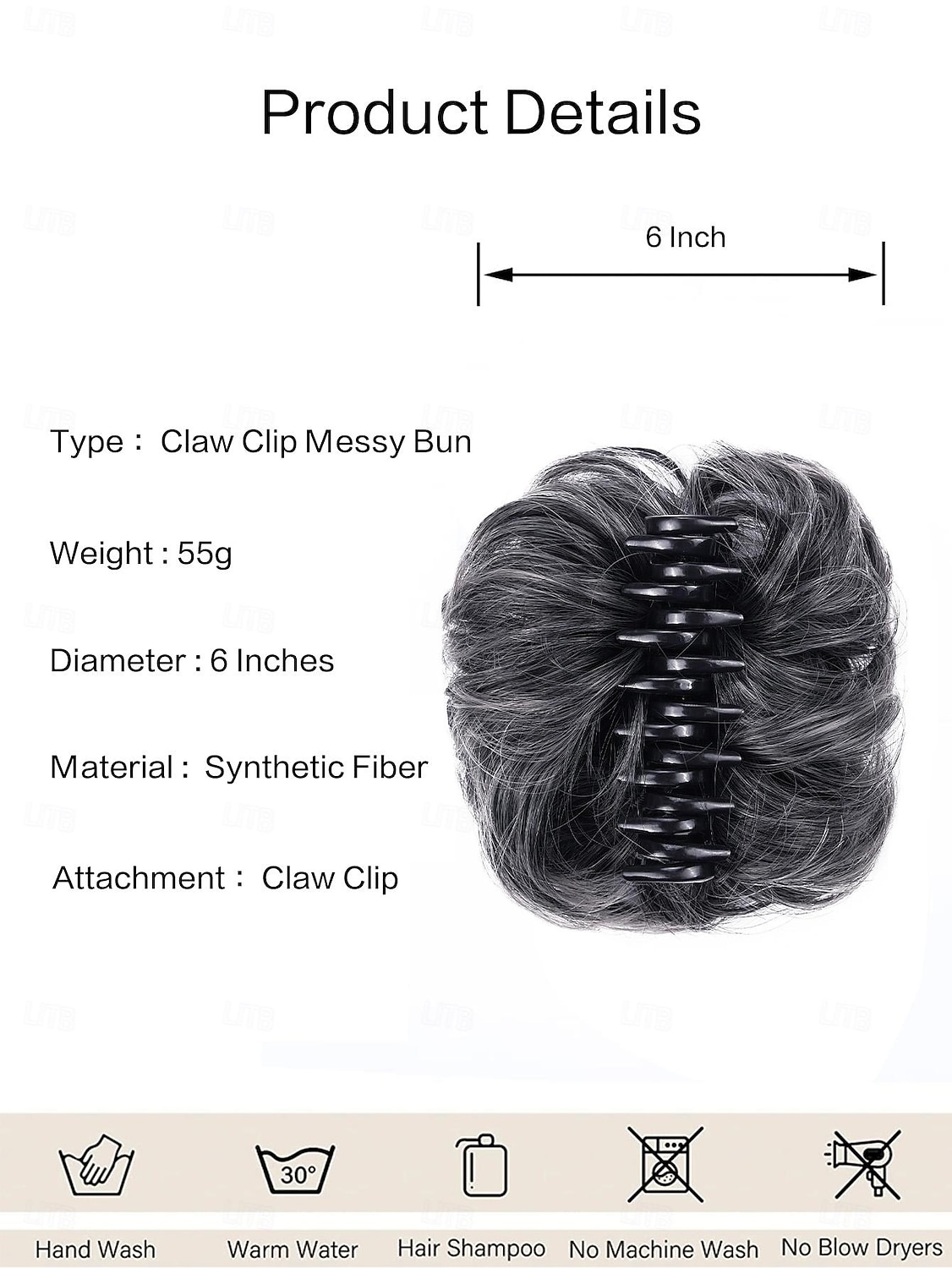 fermaglio per capelli con artiglio, chignon per capelli sintetici, chignon riccio ondulato, extension per chignon, chignon spettinato, chignon per capelli con artiglio, coda di cavallo, scrunchie per capelli con clip per donna del 2025 a $18.49 –P4
