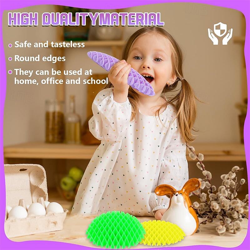 3 pièces popping ver jouets extensibles soulagement du stress fidget jouets résistance fidget jouet sensoriel soulagement du stress jouet de 2025 ? $24.99 –P5