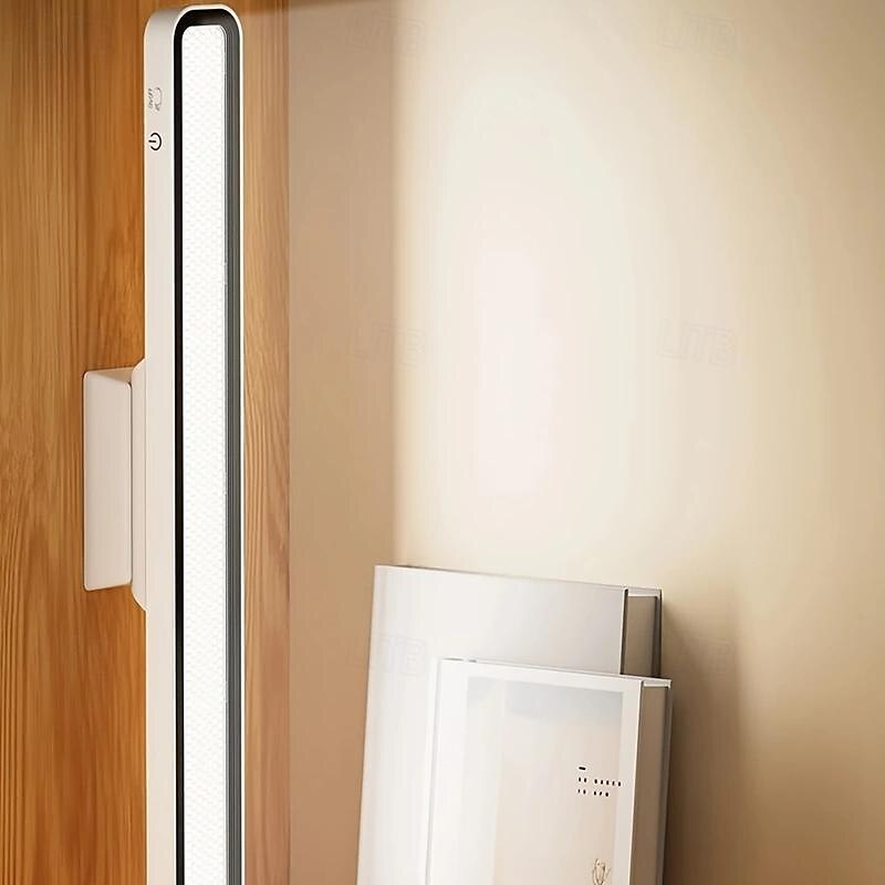 1pc Rechargeable LED Desk Lamp with Touch Control, LED Reading Light 2000mAh Battery Operated,Tri-color Touch Magnet, Detachable and Portable 2025 - $17.49 –P5