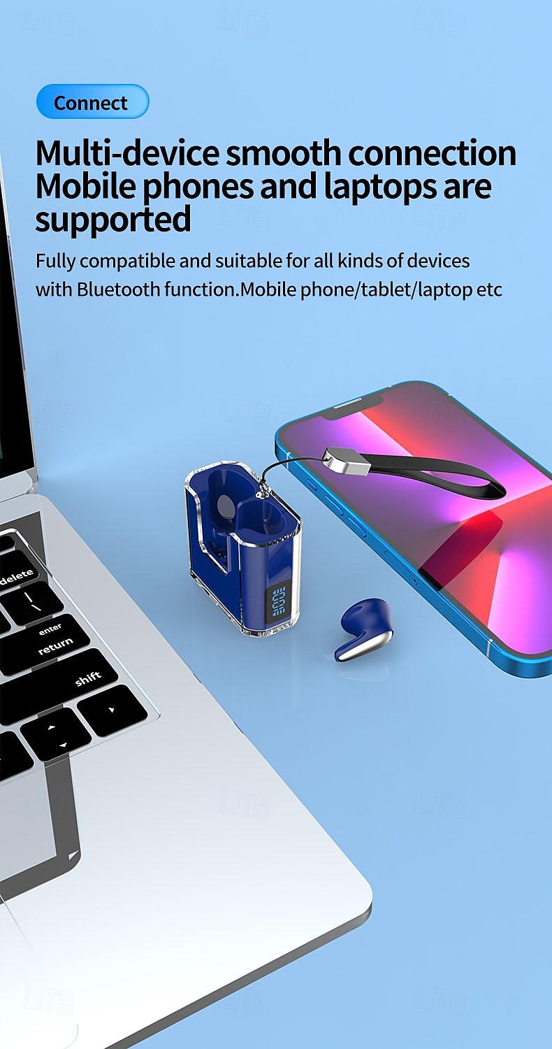 Auriculares Inalámbricos Verdaderos R20 TWS In Ear Bluetooth 5.3 Luz LED Estéreo Deportivo para Apple Samsung Huawei Xiaomi MI Uso Diario Teléfono Móvil Juegos de Móvil 2025 - $12.99 –P13