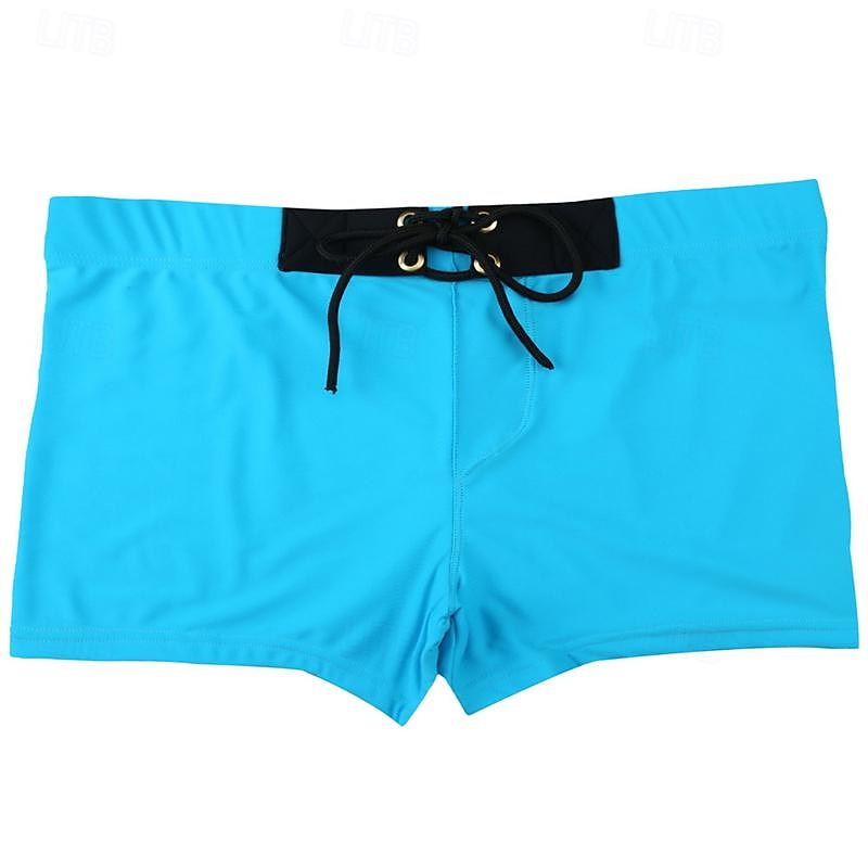 Homens Bermuda de Surf Shorts de Natação Calção Justo de Natação Patchwork Com Cordão Cintura elástica Bloco de cor Conforto Secagem Rápida Curto Feriado Praia Final de semana Moda Casual Branco de 2025 por $17.99 –P10