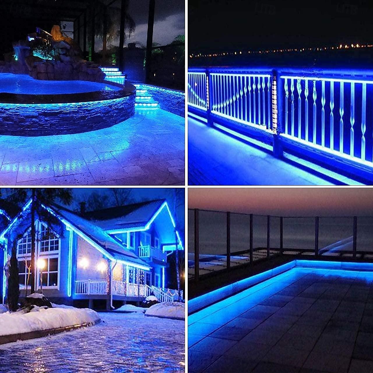 led utendørs stripe lys ac220v vanntett ip67 lys stripe eu plug fleksibel tau lys 5050 60 led/m høy lysstyrke egnet for innendørs og utendørs kommersiell belysning dekorasjon inkludert installat 2025 - $16.49 –P2