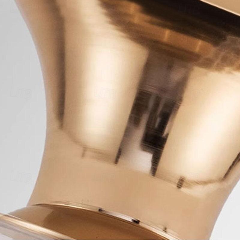 LED Ceiling Fan Ceiling Hanging Globe Over Table 1-Light 90/105cm Single Design 3-Color-Light Metal Electroplated Modern Nordic Style Bedroom 110-240V 2025 - $443.79 –P9