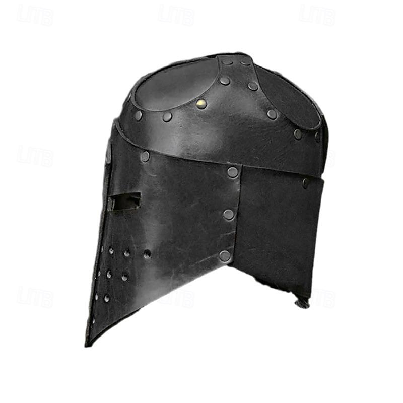 Retro Vintage Medieval Renaissance Armor Mask Helmet Ren Faire Knight Ritter Viking Crusader Knights Men's Viking Halloween Carnival Masquerade LARP Ren Faire Adults Mask Helmet 2025 - $35.99 –P7