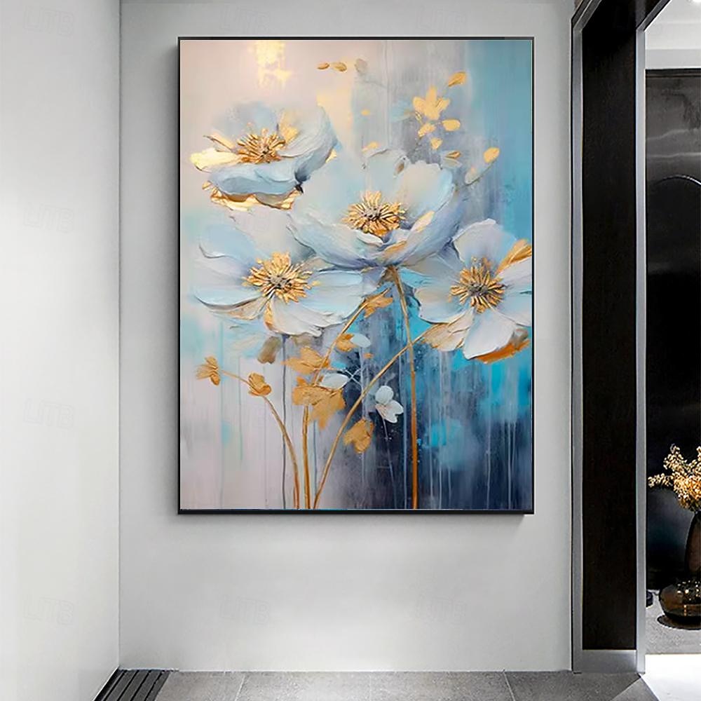 pittura a olio fatta a mano dipinta a mano arte della parete impressione fiori tela pittura decorazione della casa arredamento senza cornice solo pittura del 2025 a $85.99 –P2