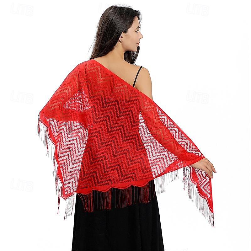 Sjale Sjal til kvinner Elegant Brude Ermeløs Polyester Bryllup Wrap Med Ren Farge Til Fest Vår sommer 2025 - $16.49 –P10