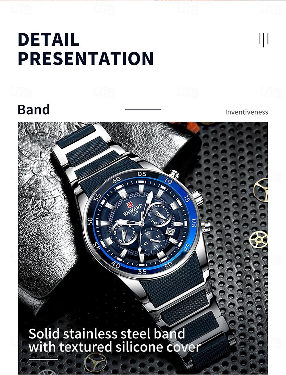 Men Quartz Watch Outdoor Sports Fashion Casual Luminous Calendar Chronograph Waterproof Steel Silicone Gel Watch 2026 - $67.99 –P10