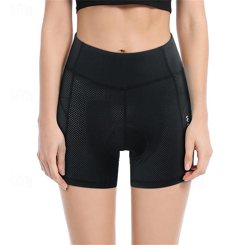 WOSAWE Dame Sykkelshorts Fôrede sykkelshorts Sykkel Shorts Fôrede shorts Slank Fasong sport Pustende Hurtigtørkende Høy Elastisitet Bekvem Svart Rosa Klær Sykkelklær 2025 - $31.99 –P6