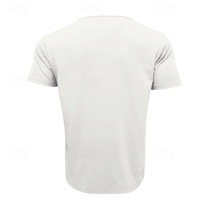 Men's T Shirt Tee Short Sleeve Shirt Tee Top Short Sleeve V Neck Spring & Summer Plain Fashion Designer Basic Front Pocket Vacation Street Going out Black White Blue Top Tee for Men 2026 - $21.99 –P6