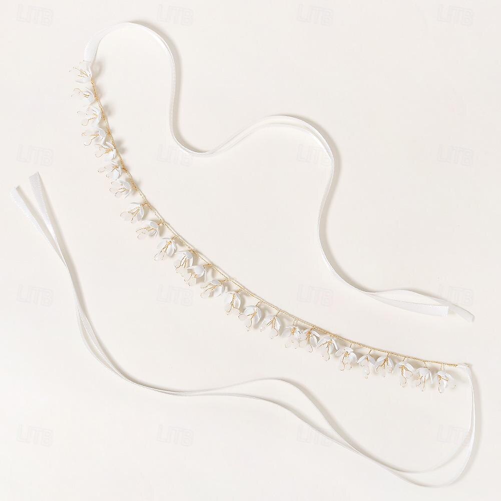 Crown Tiaras Κεφαλές Τεμάχια Κεφαλής Κράμα Γάμου κοκτέιλ Βίντατζ Πολυτέλεια Με Ψεύτικο Μαργαριτάρι Κορδέλες Ακουστικό Καπέλα 2025 - $22.99 –P2