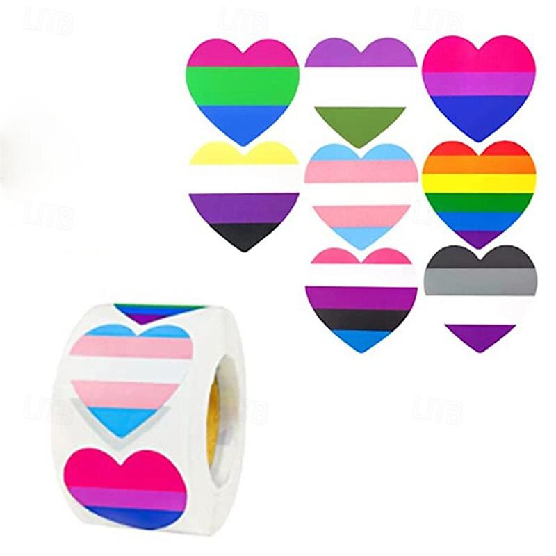 adesivo del mese dell'orgoglio di San Valentino da 1 pollice-2,5 cm 1,5 pollici-3,8 cm del 2025 a $11.99 -P15