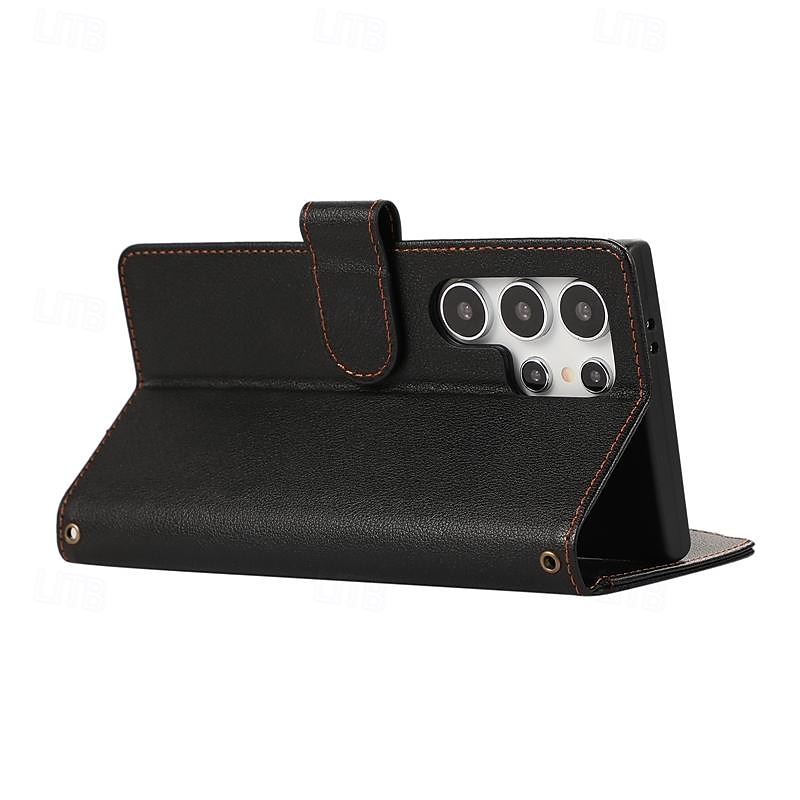 telefoon hoesje Voor Samsung Galaxy S24 S23 S22 S21 Ultra Plus A55 A35 A25 A15 5G A54 A34 A14 S20 Plus S20 Ultra S20 A53 A33 A23 A13 S20 FE S25 Ultra Wallet Card Case met standaard Magnetisch Rits 2025 - $19.99 –P5
