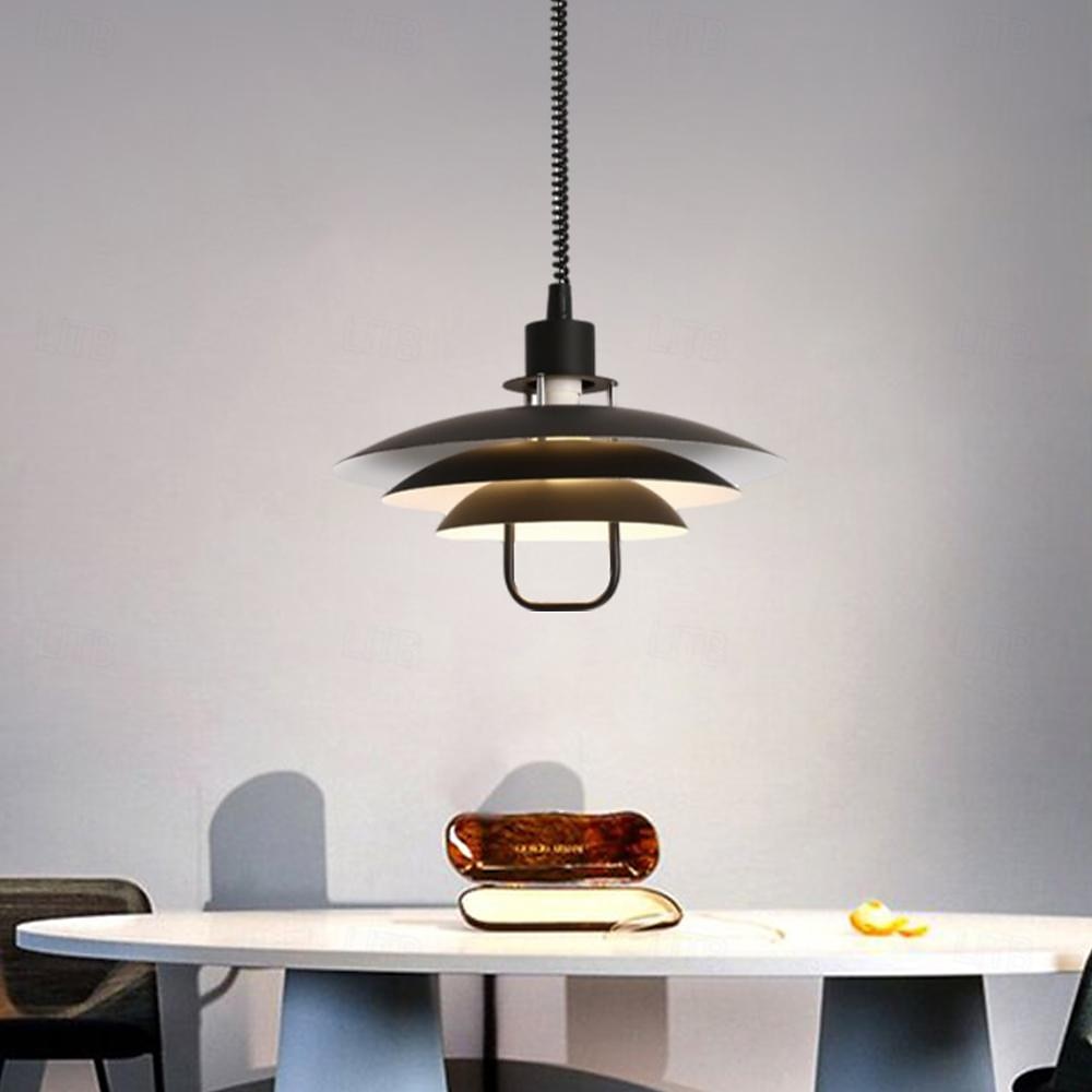 lampada a sospensione a led in vetro trasparente con design elegante 1 luce 38/48 cm in metallo stile moderno camera da letto ufficio 110-240v del 2025 a $599.99 –P3