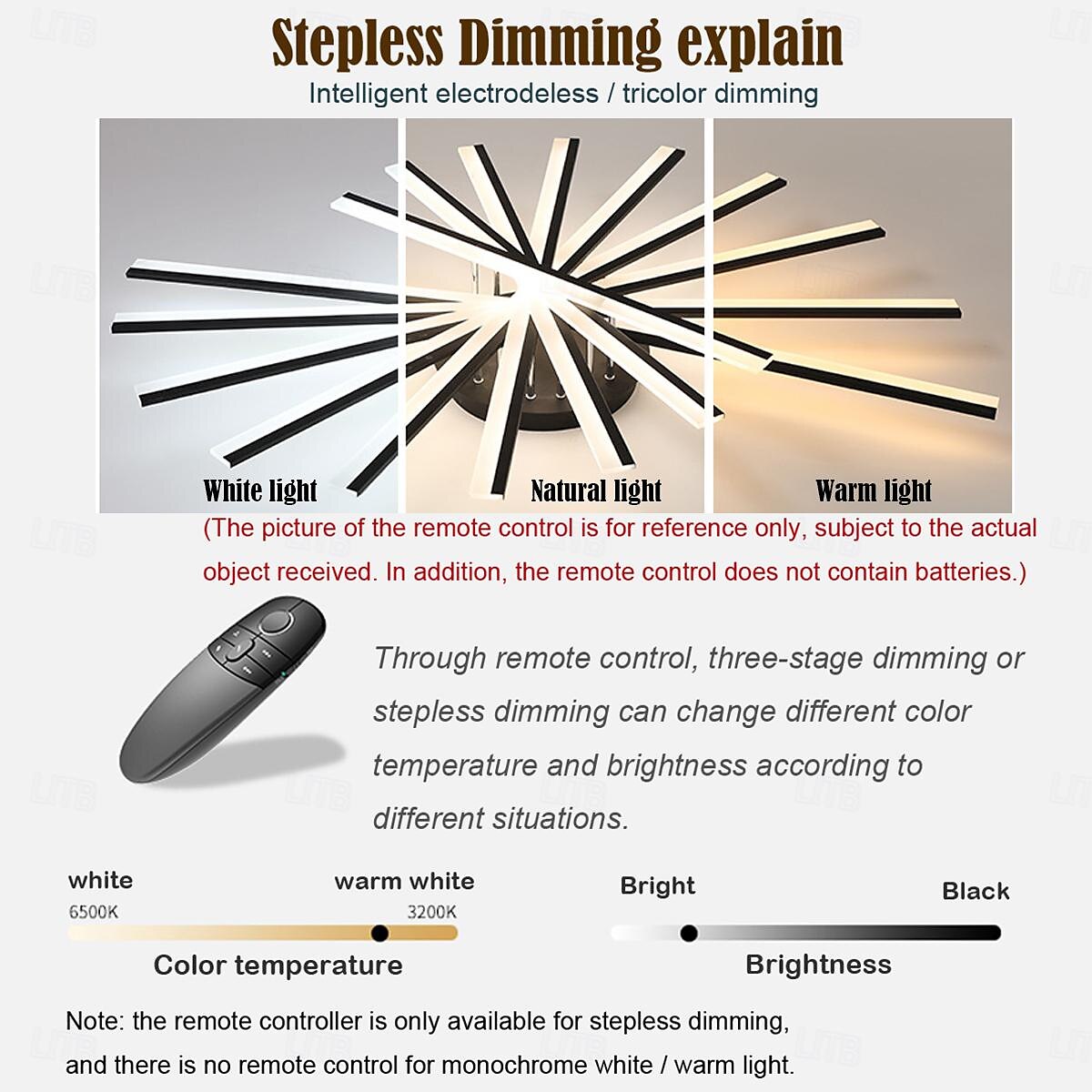 LED Acrylic Ceiling Lights with Optional Remote Control 5-Head 7-Head and 9-Head Modern Dimmable Embedded Chandelier Acrylic Ceiling Light Suitable for Kitchen Dining Room Living Room Bedroom 2025 - $223.19 –P3