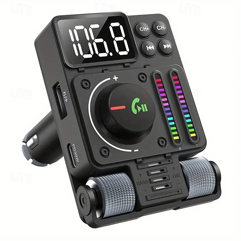 Car Mp3 Player USB Flash Drive Lossless HIFI High Bass Equalizer Music Car Bluetooth FM Transmitter 2025 - $49.99 –P8