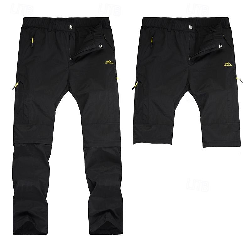 Homme Pantalons de Chasse Pantalon de randonnée Pantalons d'Extérieur Poche à Fermeture Éclair Conception détachable Uni Imperméable Protection UV Extérieur Quotidien Vêtements de rue Sports Mode de 2025 ? $36.99 –P11