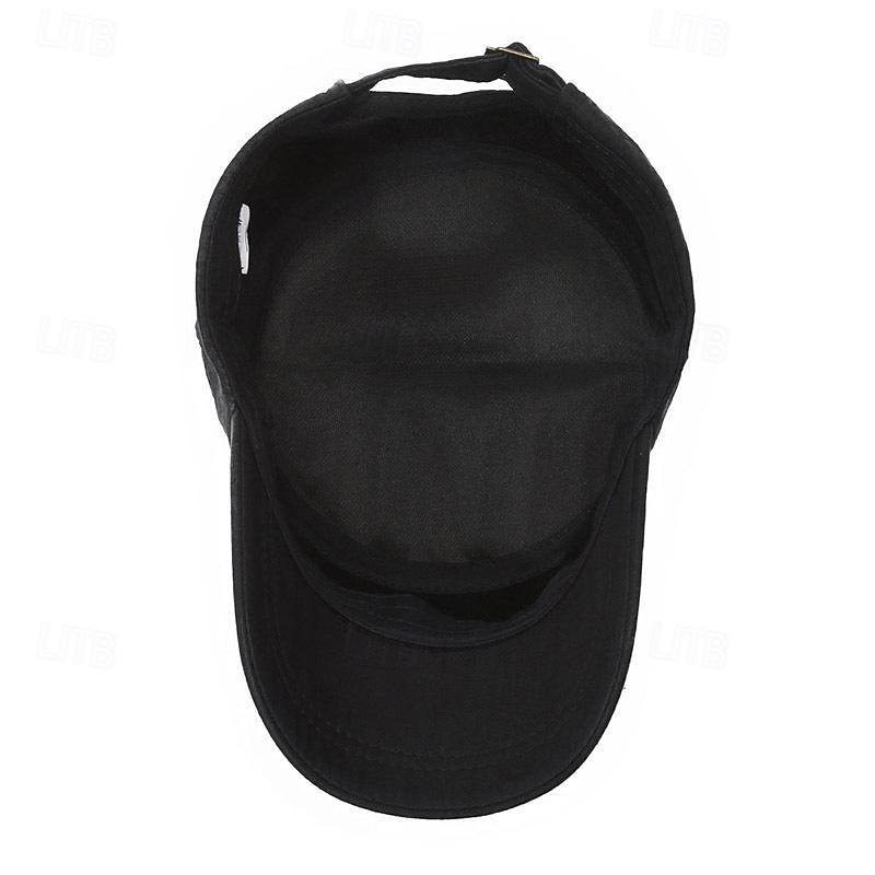 Homens Unisexo Boina Boné de beisebol boné militar chapéu de cadete Preto Verde Tropa Poliéster Vintage Moda Casual Rua Diário Tecido Ajustável Respirável de 2026 por $7.49 –P6