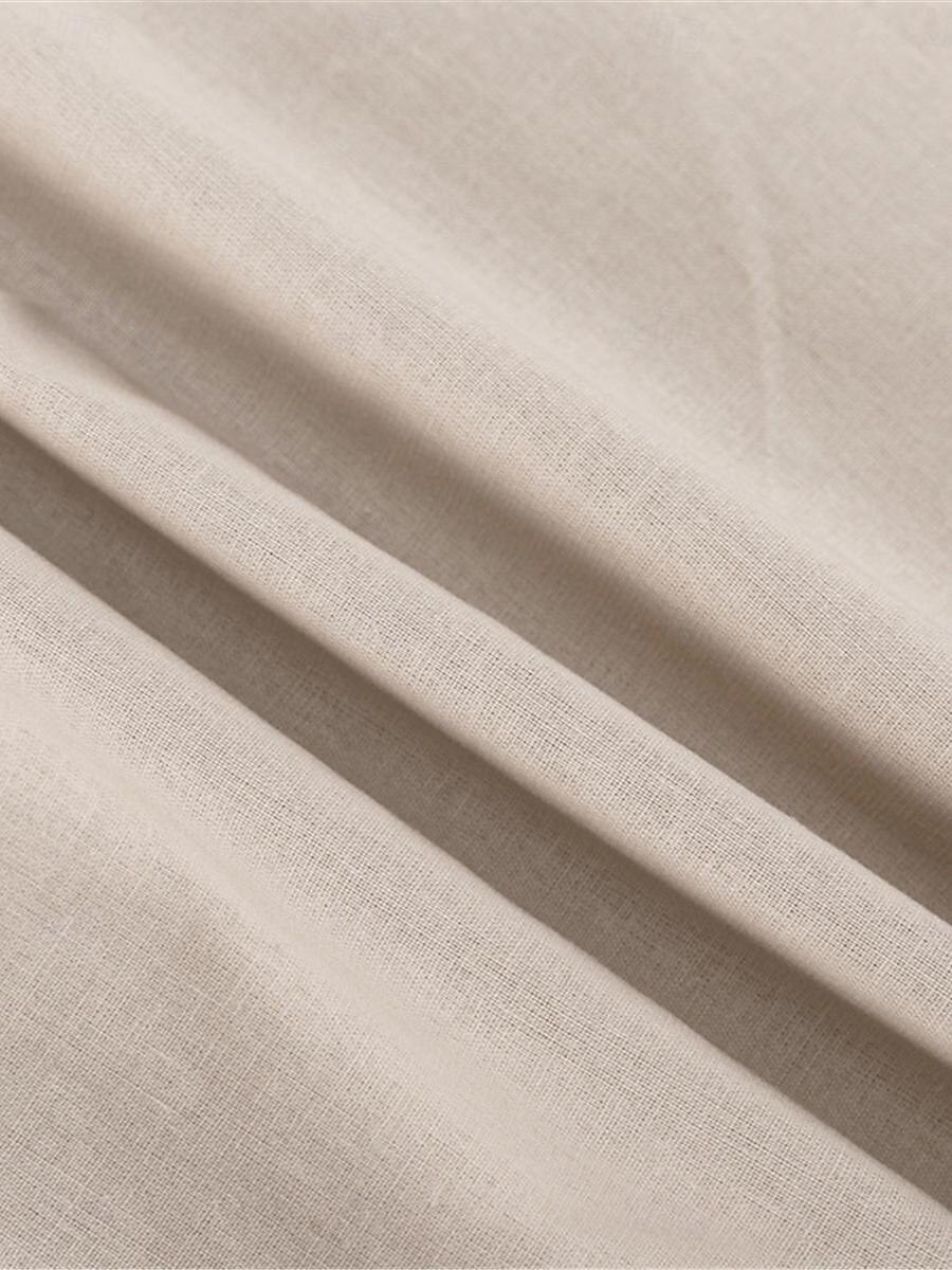 Damen Braun Sommer Frühling Minikleid Baumwoll-Leinen-Kleider Freizeitkleid Trägerkleid Basic Modern Urlaub Täglich Wochenende Lässiger Schnitt Einfach Neckholder 2025 - $32.99 –P13