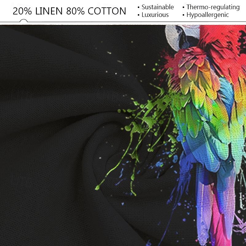 Per uomo Animale Uccello Pantaloni di Lino Pantaloni Larghi Misura del girovita medio Hawaiano Casual All'aperto Abbigliamento casual alla moda Elastico in vita Primavera & Autunno Autunno & Inverno del 2025 a $28.99 –P7